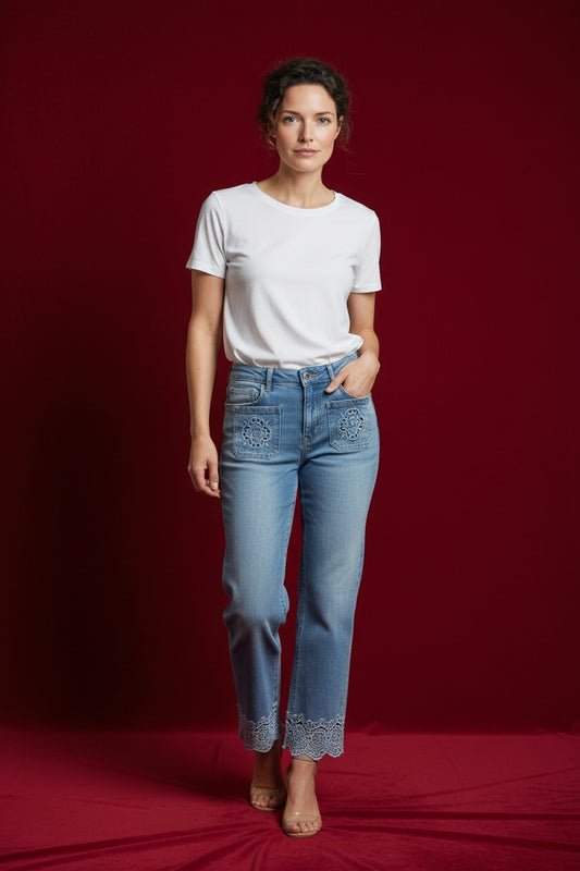 PANTALÓN TROQUELADO -TIRET