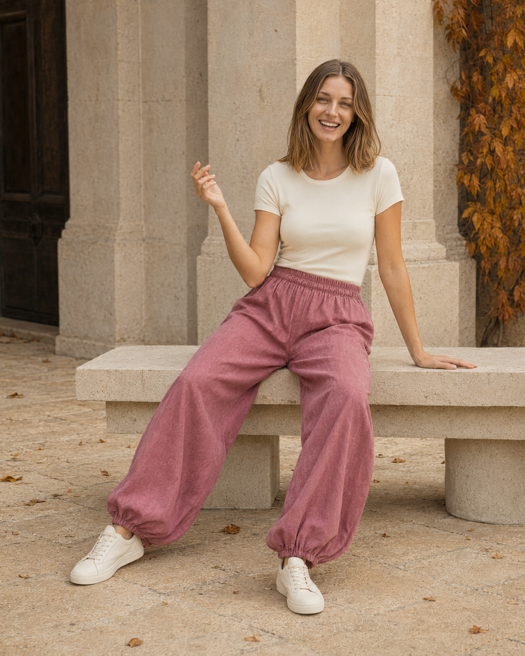 PANTALÓN JAPO-ROSA