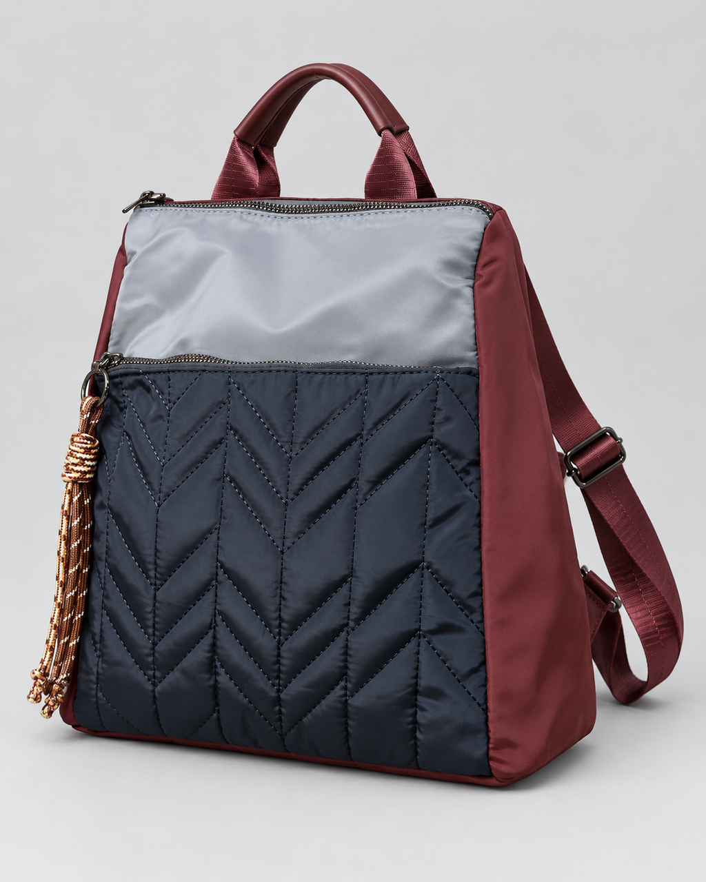 MOCHILA ACOLCHADA COMB-GRANATE