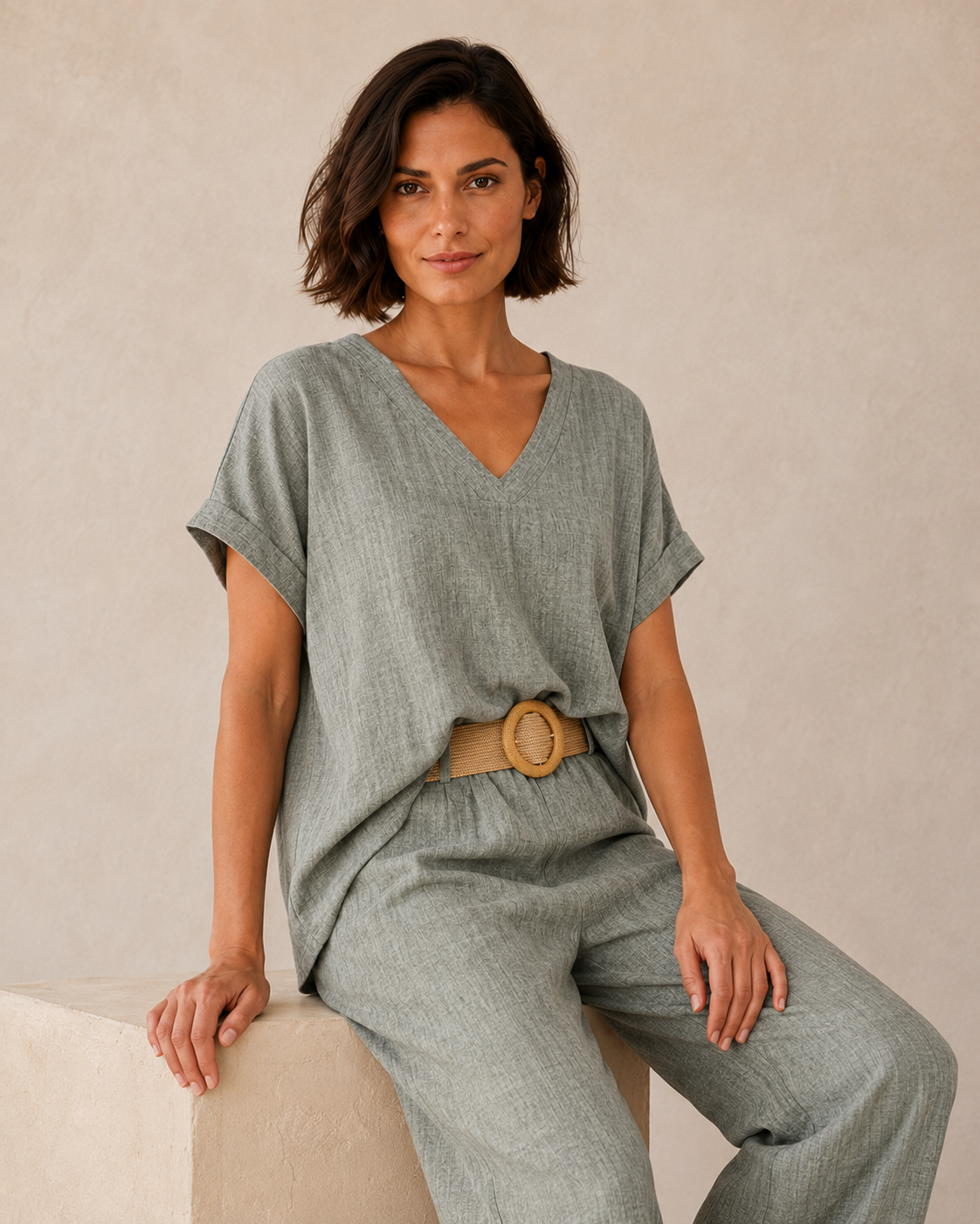 CAMISETA KHAKI