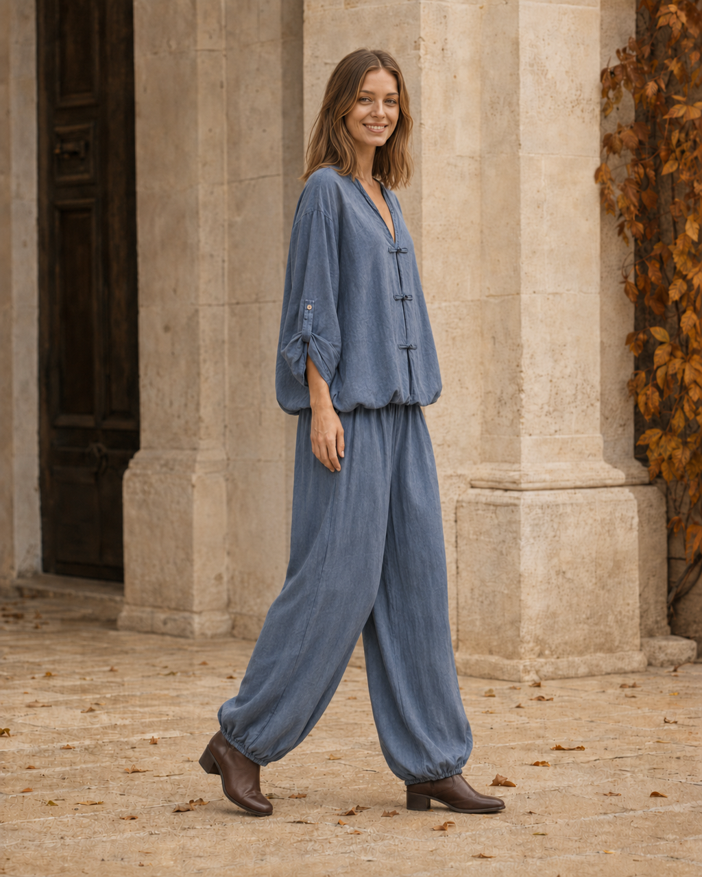 BLUSA JAPO-AZUL