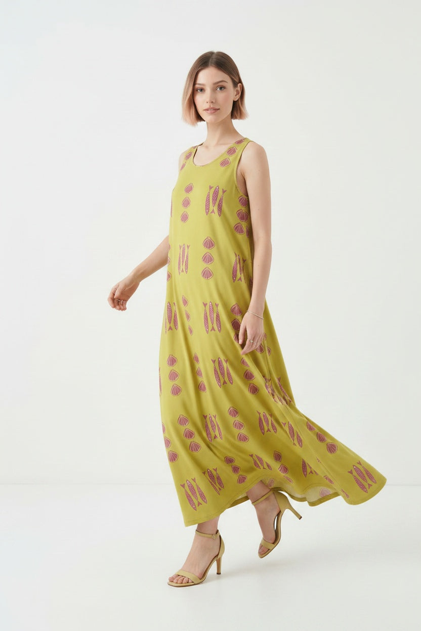 VESTIDO FISH-VERDE