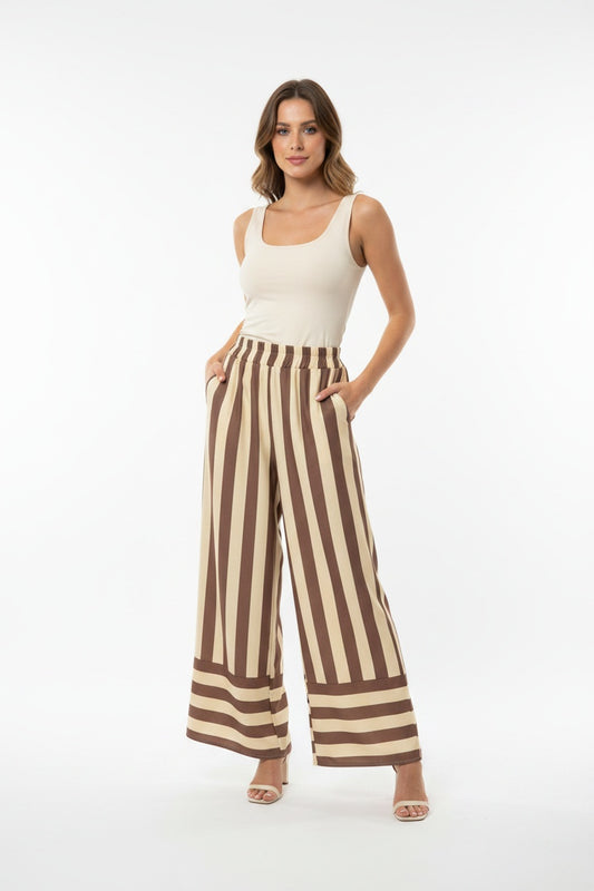 PANTALÓN  RAYAS-AMARILLO