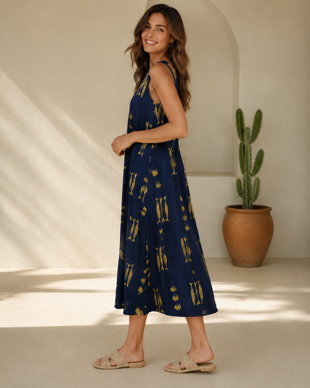 VESTIDO FISH CORTO-AZUL MARINO