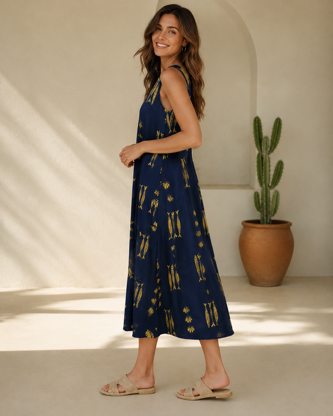 VESTIDO FISH CORTO-AZUL MARINO