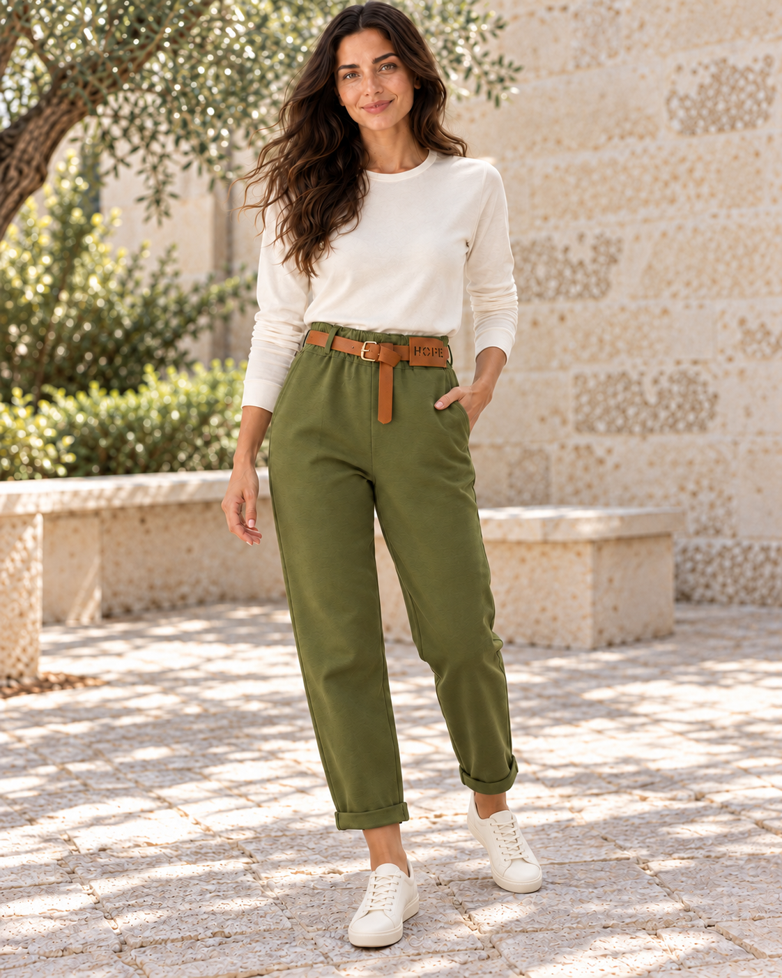 PANTALÓN ALGODÓN- KHAKI