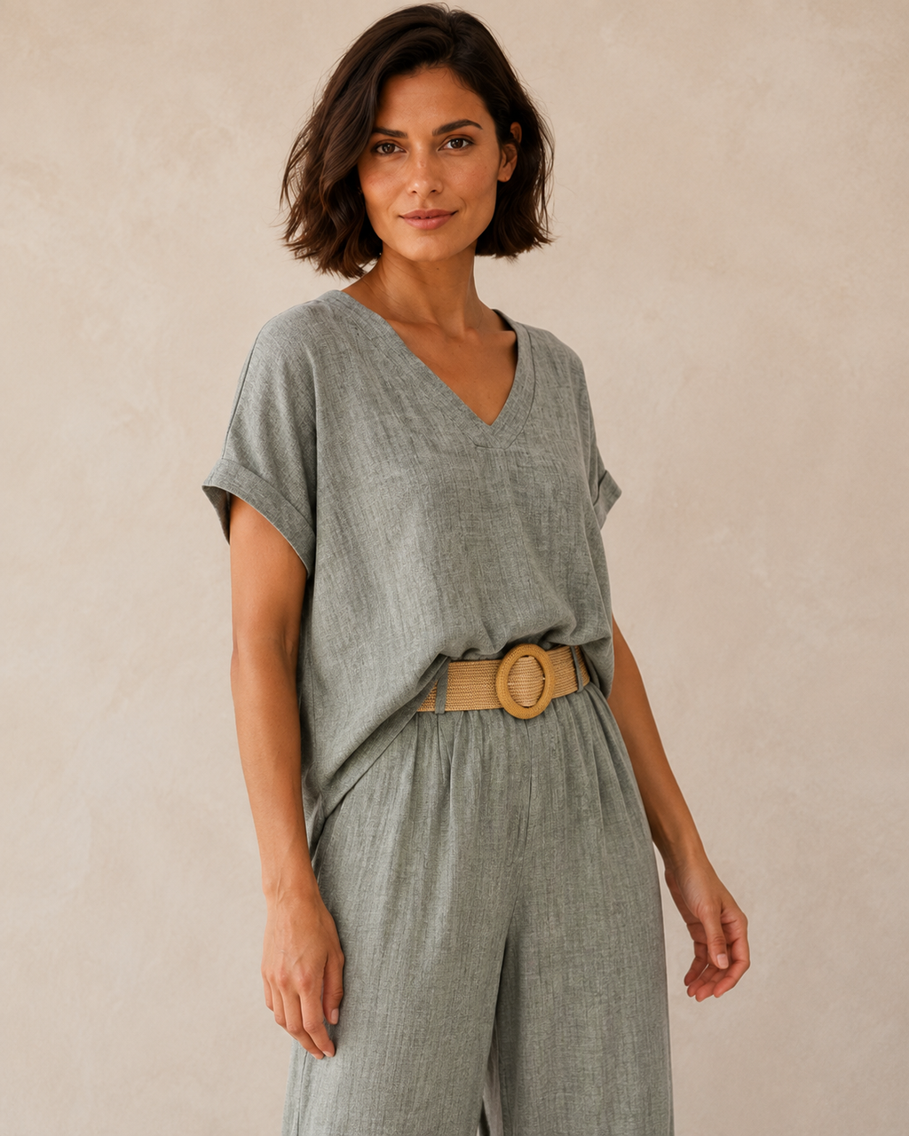 CAMISETA KHAKI