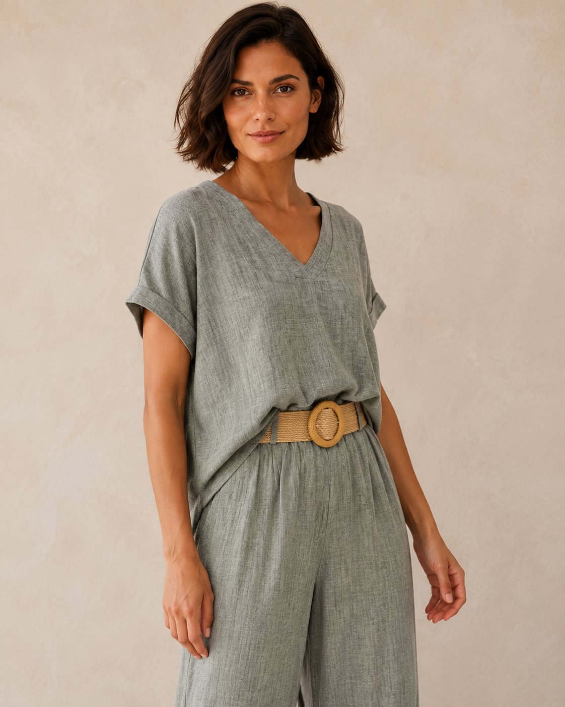 CAMISETA KHAKI