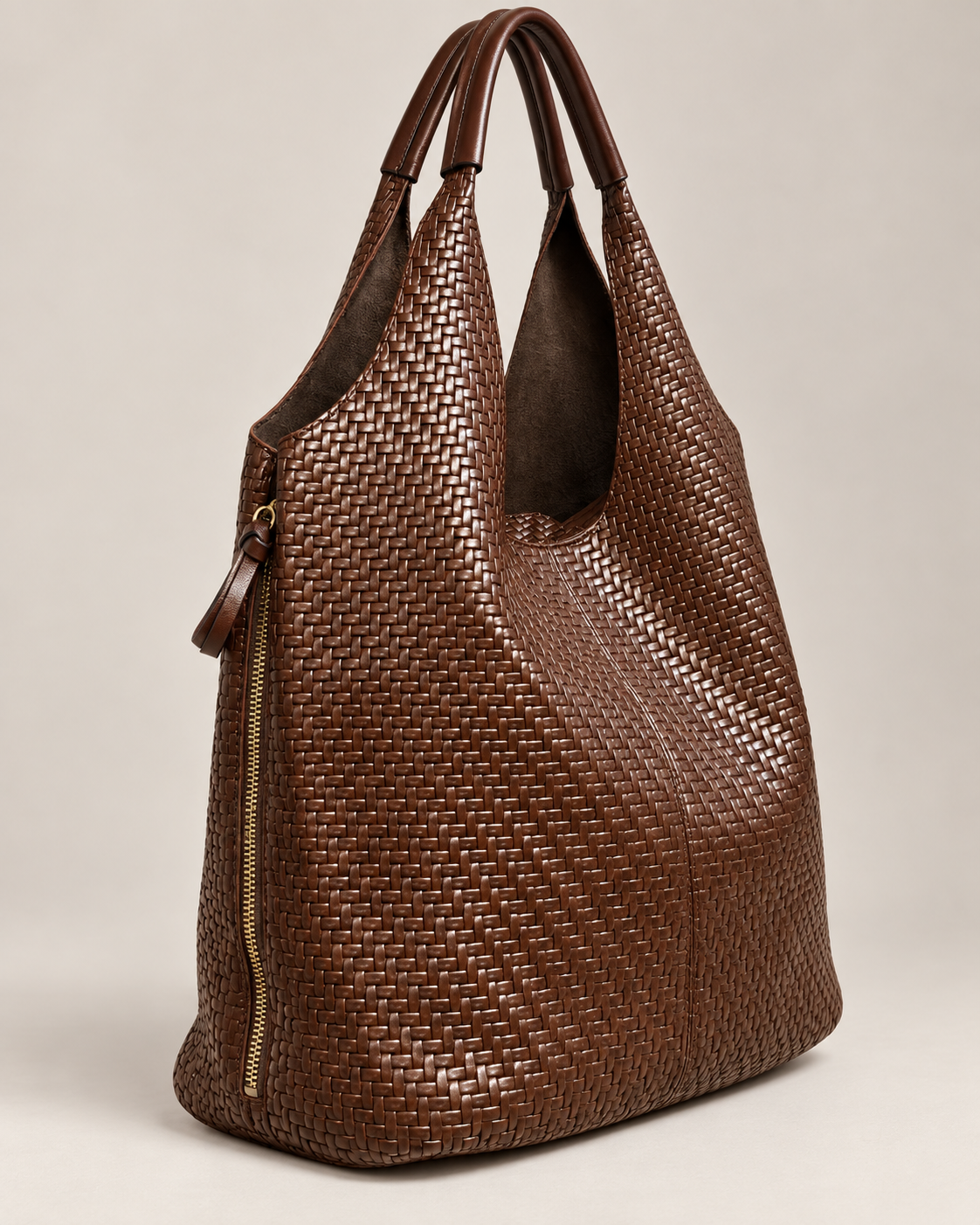 BOLSO POLIPIEL ASA-CHOCOLATE