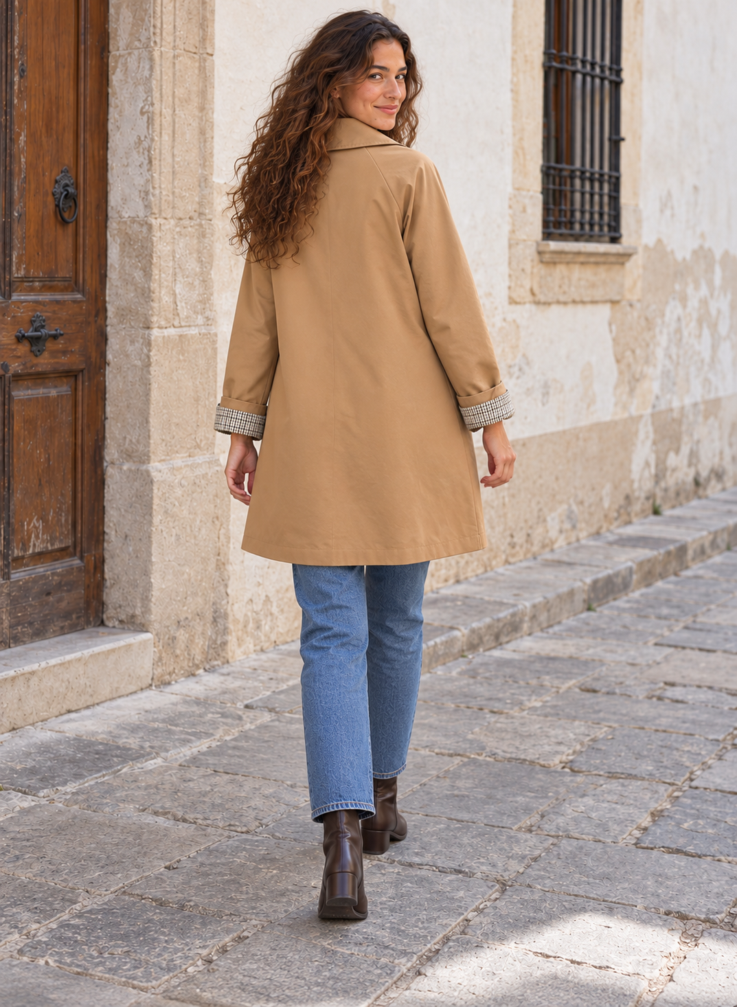 GABARDINA BEIGE