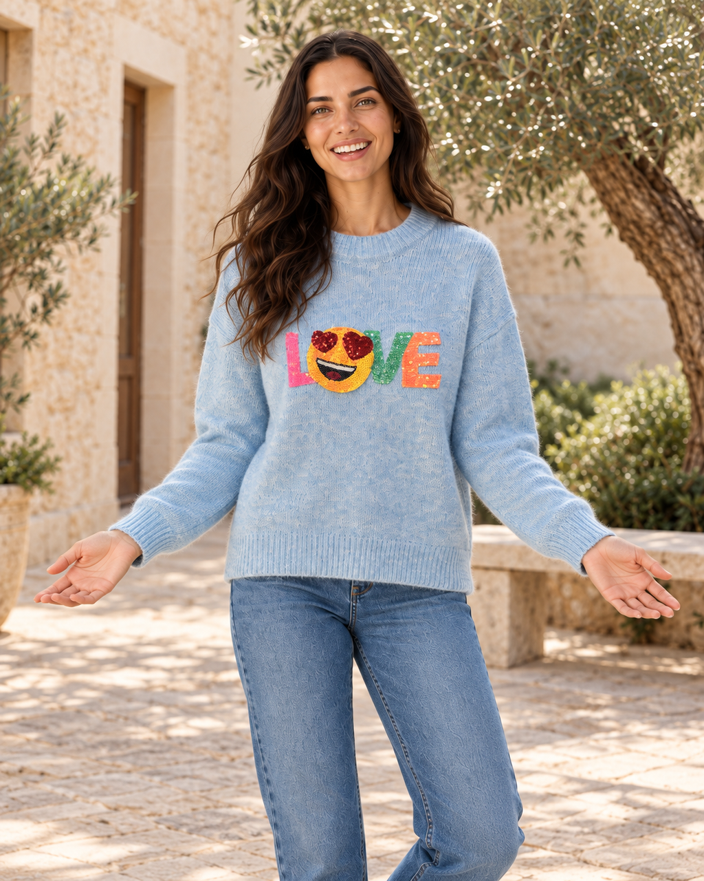 JERSEY SMILE-AZUL