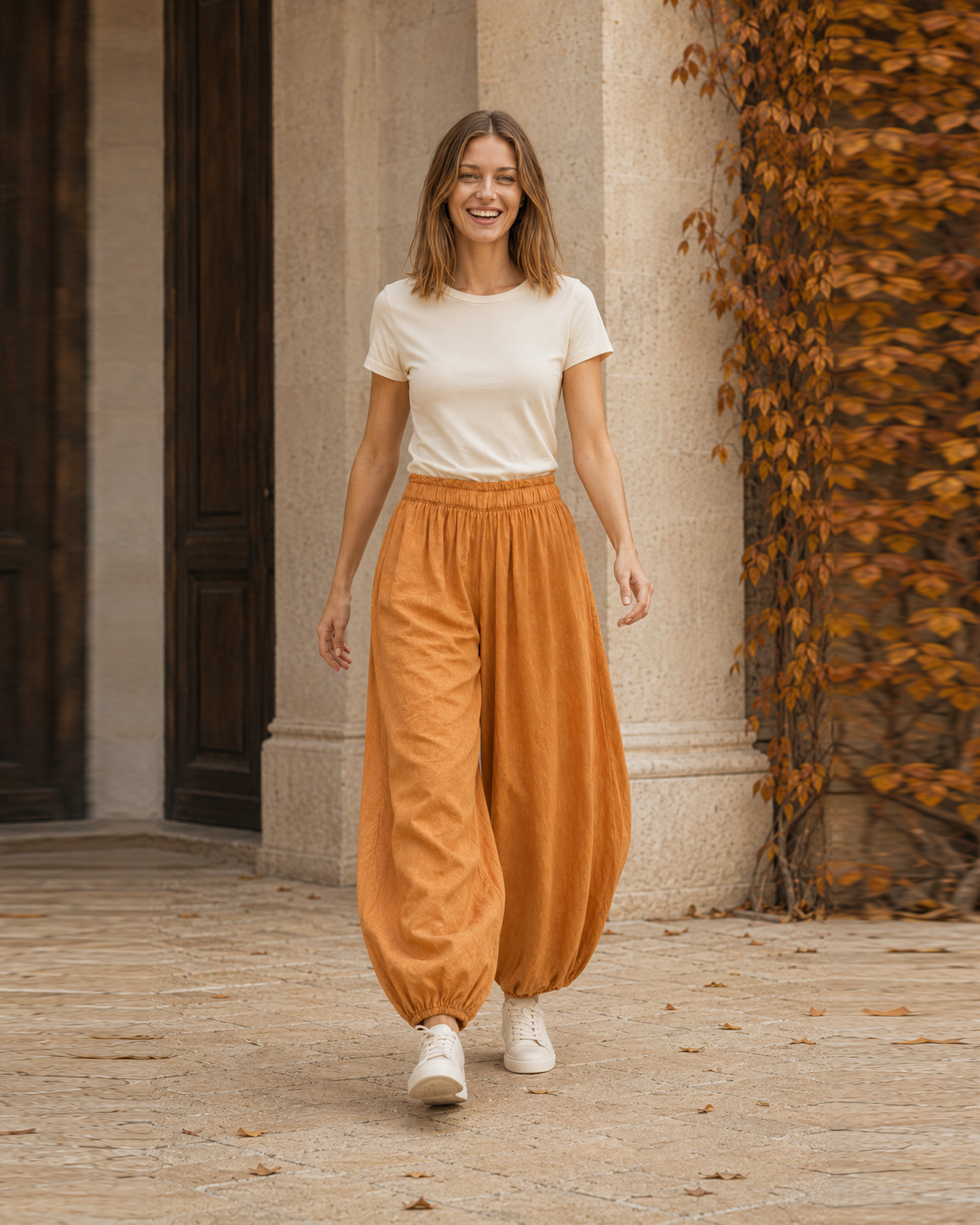 PANTALÓN JAPO-NARANJA