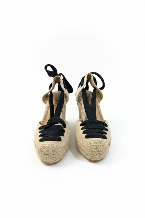 ALPARGATAS BEIGE-NEGRO