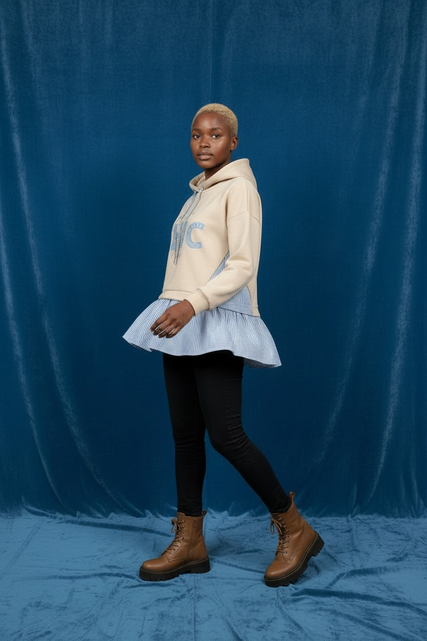 SUDADERA CHIC-BEIGE