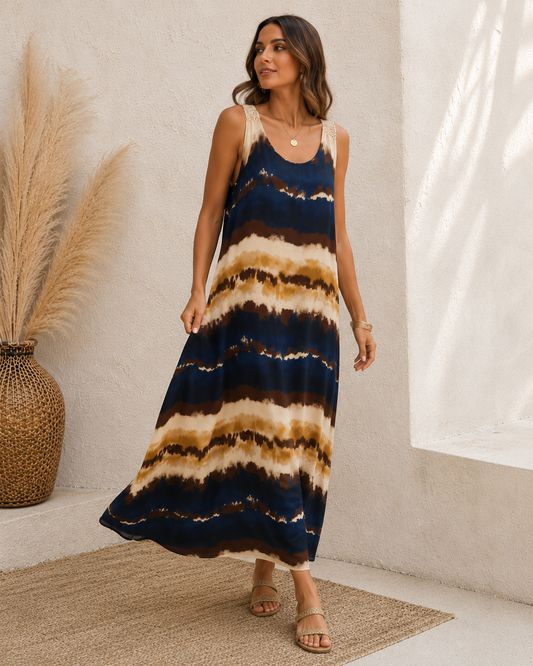 VESTIDO TIE DYE- AZUL