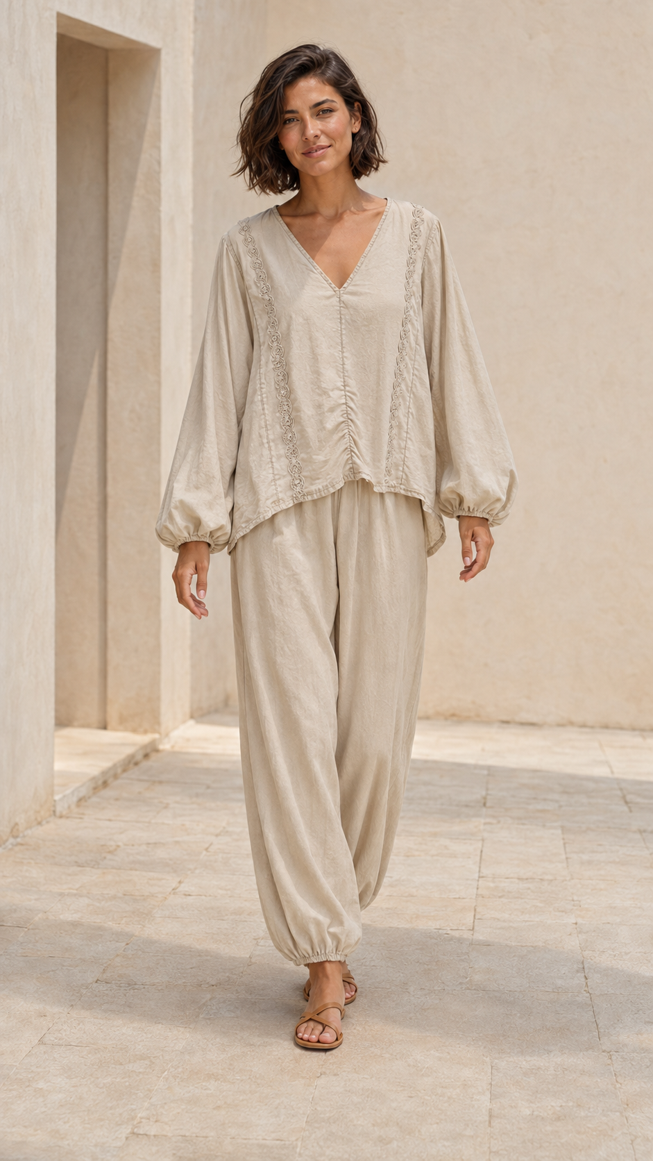BLUSA TEN-BEIGE