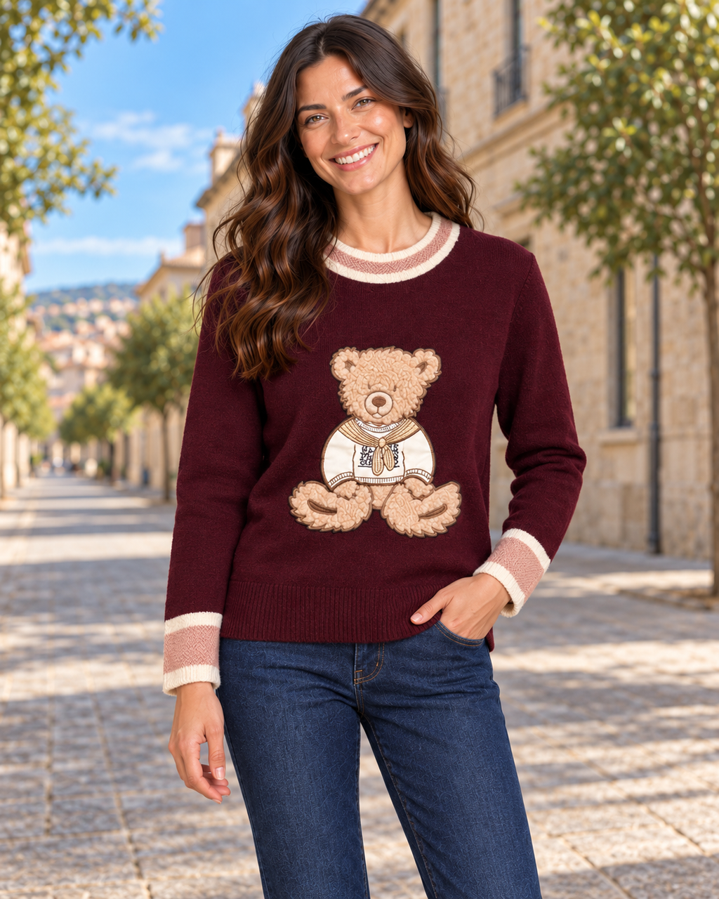 JERSEY TEDY-GRANATE