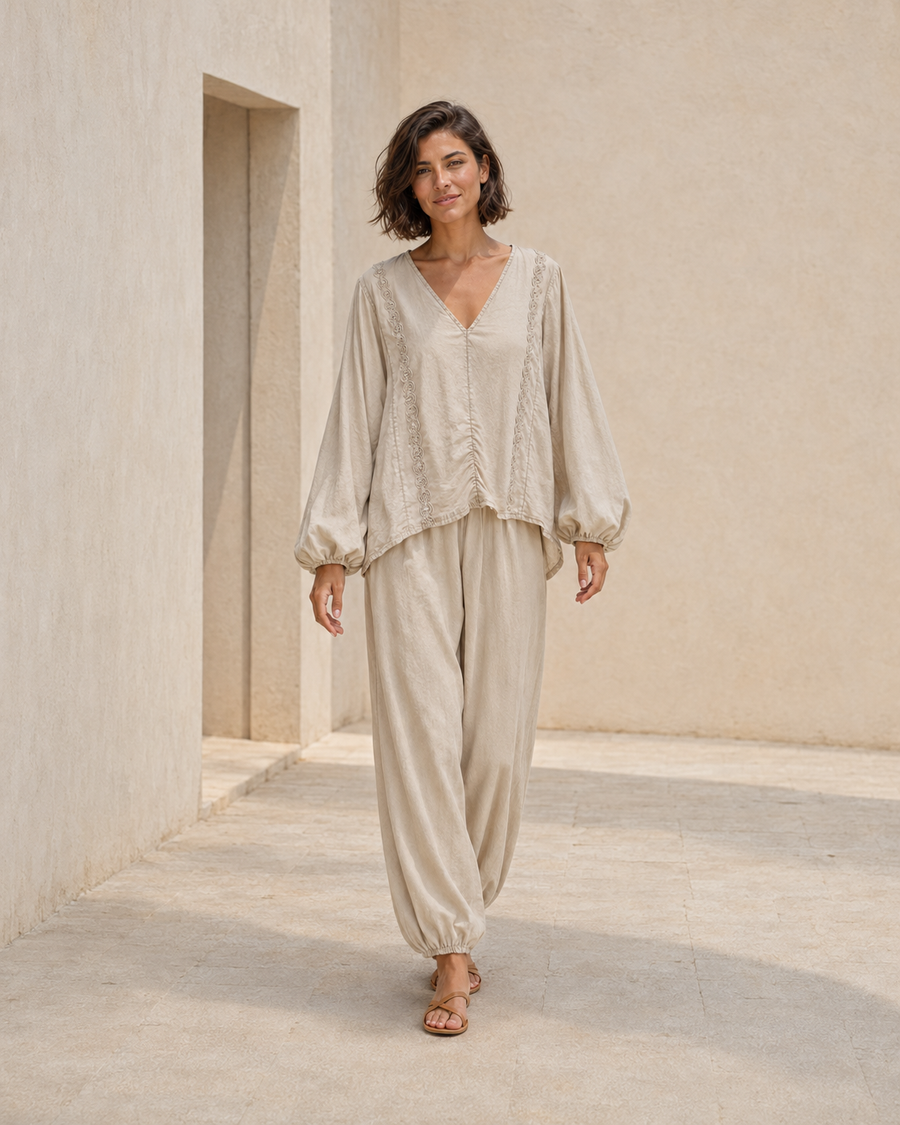 BLUSA TEN-BEIGE
