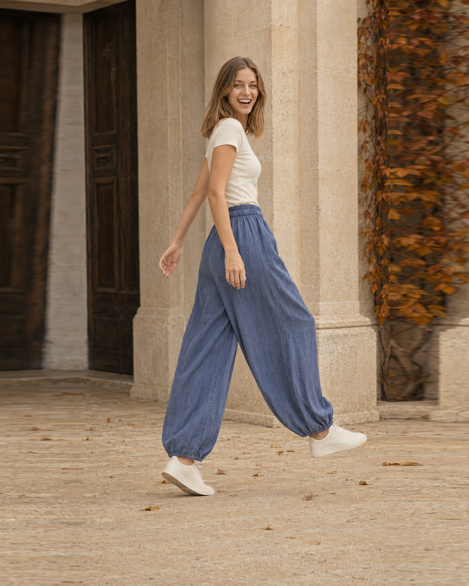 PANTALÓN JAPO-AZUL