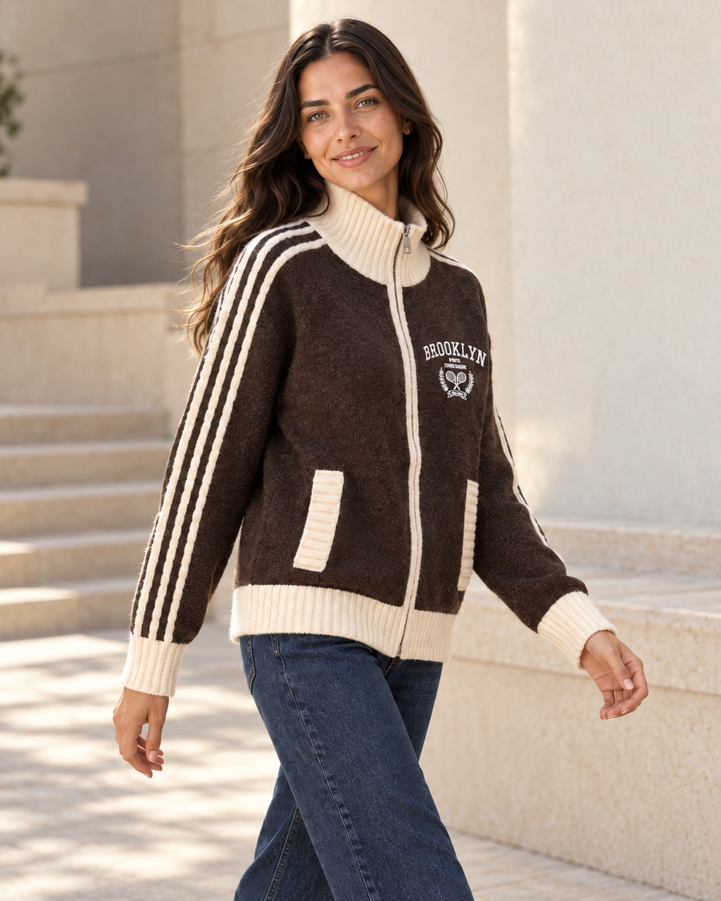 CHAQUETA BROOKKLYN- MARRÓN