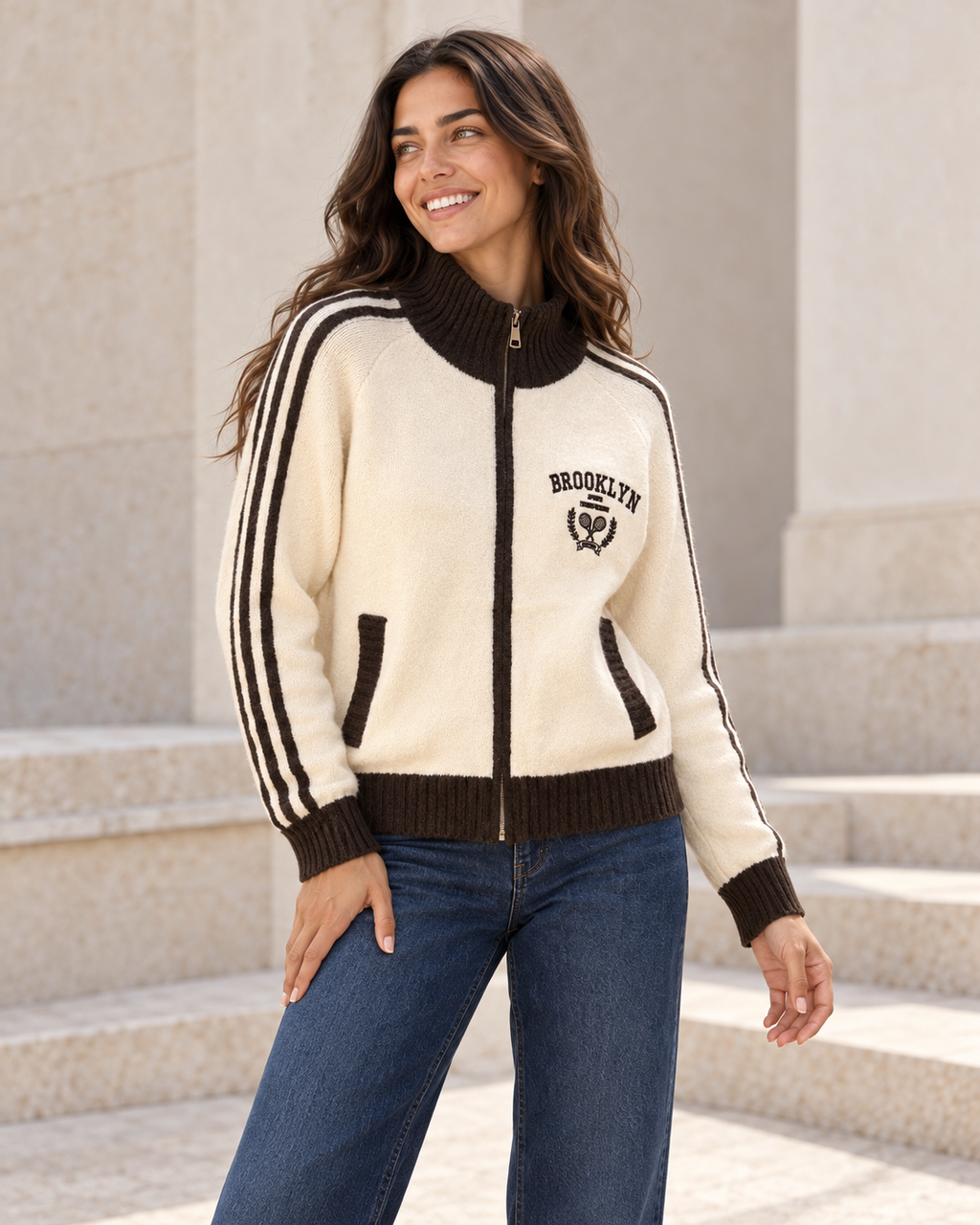 CHAQUETA BROOKKLYN- BEIGE
