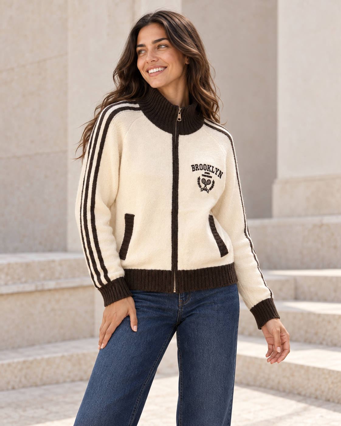 CHAQUETA BROOKKLYN- BEIGE