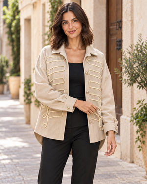 SOBRE CAMISA ANTELINA-BEIGE