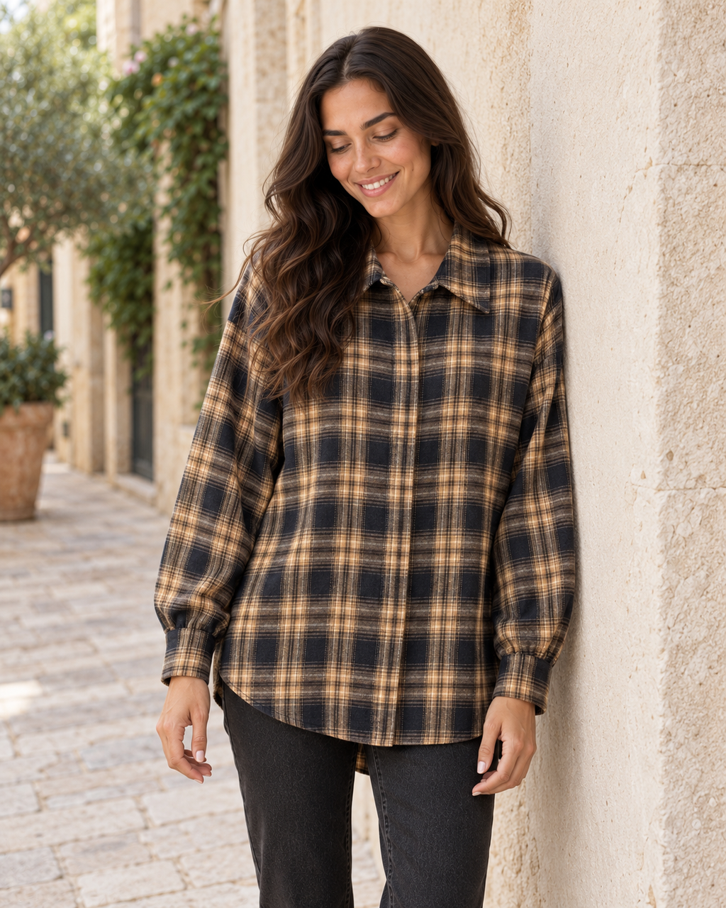CAMISA CUADROS AZUL