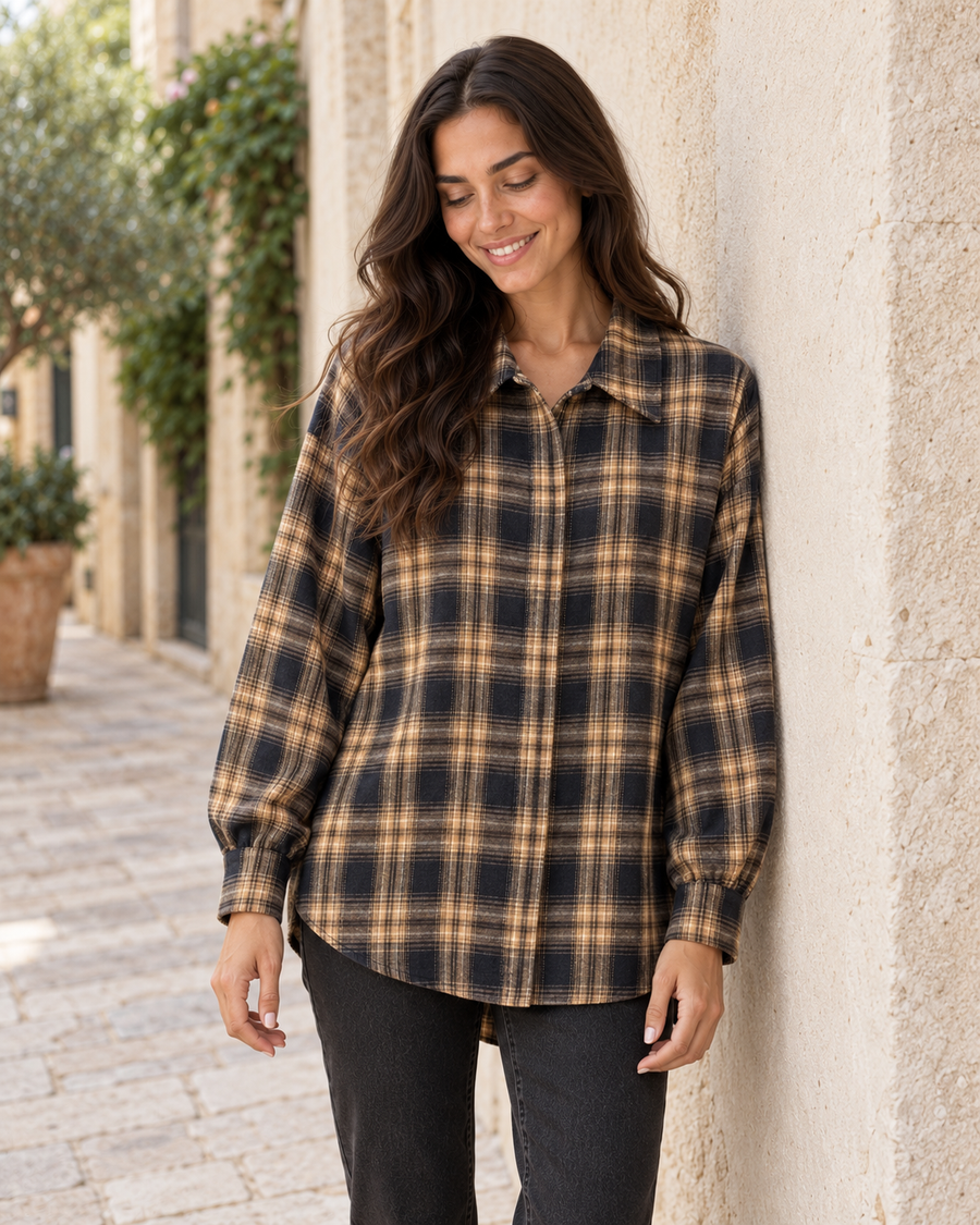 CAMISA CUADROS AZUL