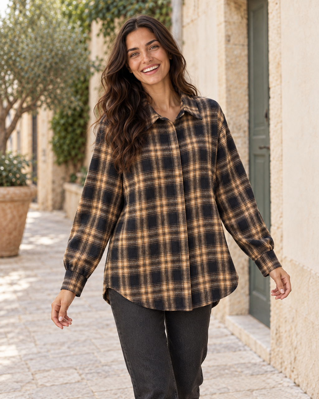 CAMISA CUADROS AZUL