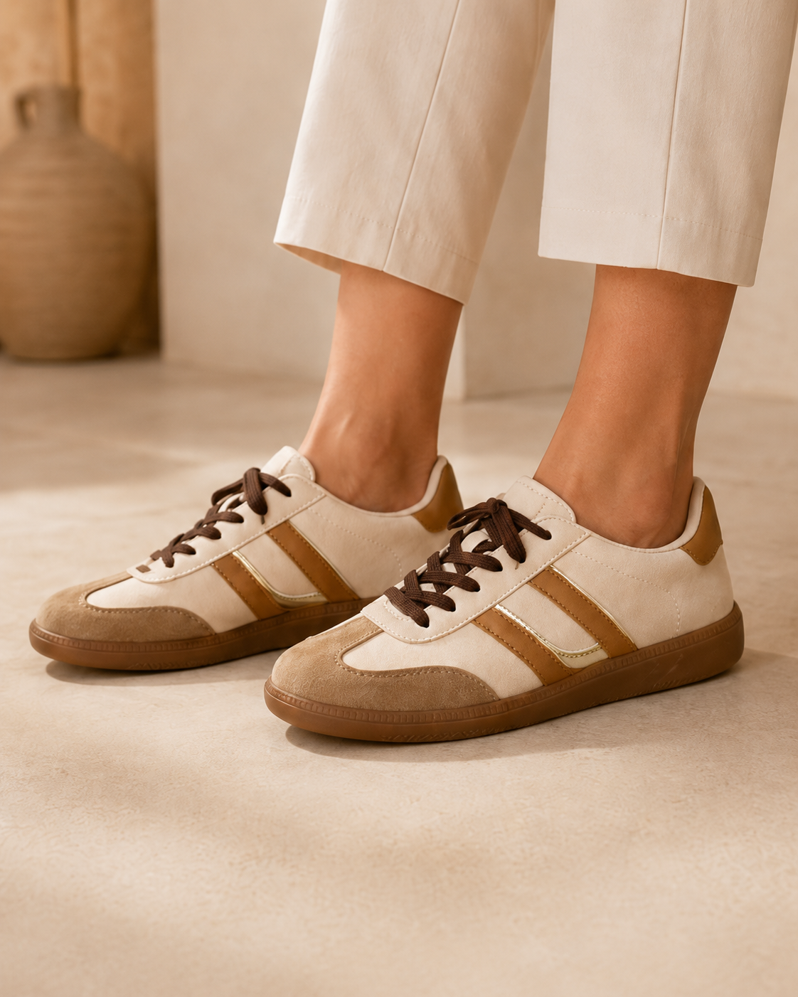 DEPORTIVAS  TT-403-Beige