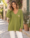 JERSEY GLITTER CORAZÓN-VERDE