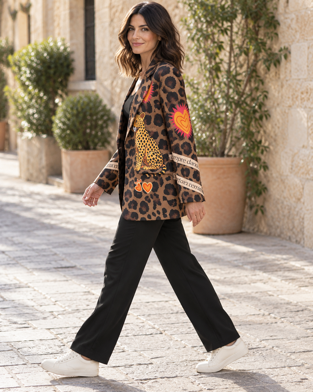 BLAZER ANIMAL PRINT