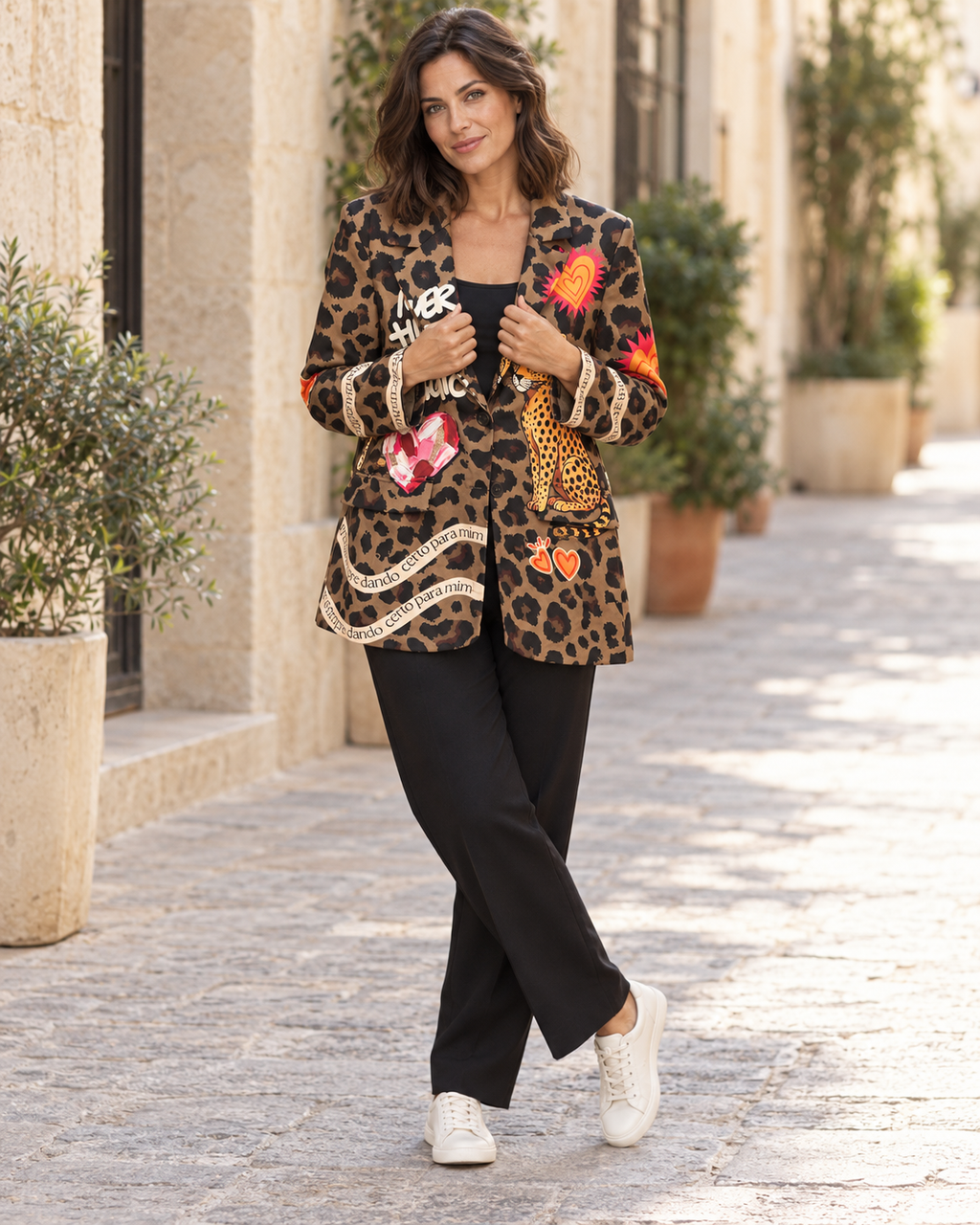 BLAZER ANIMAL PRINT