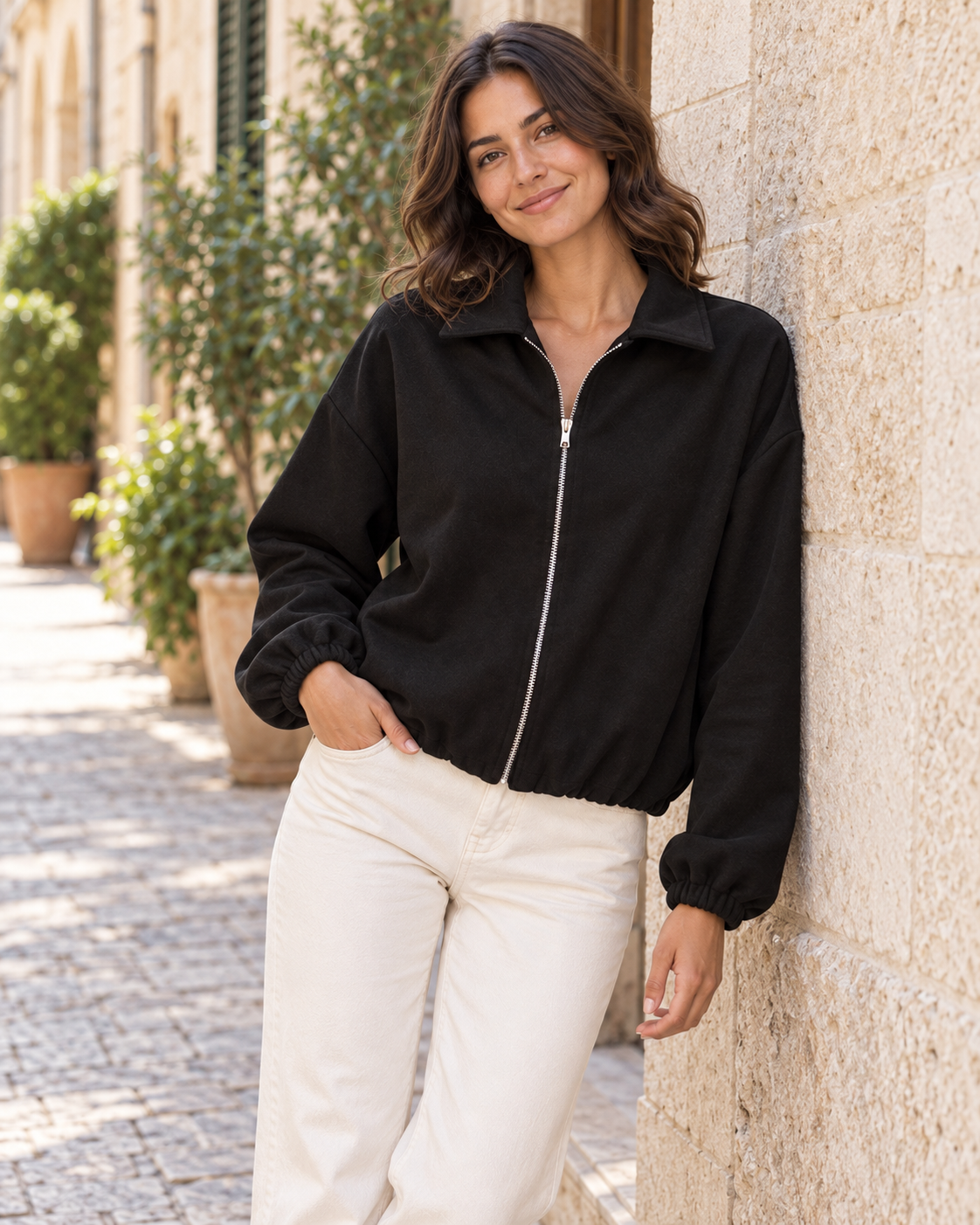 BIKER ANTELINA LISA-NEGRA