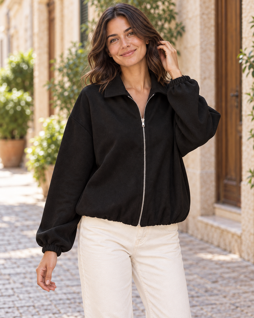 BIKER ANTELINA LISA-NEGRA