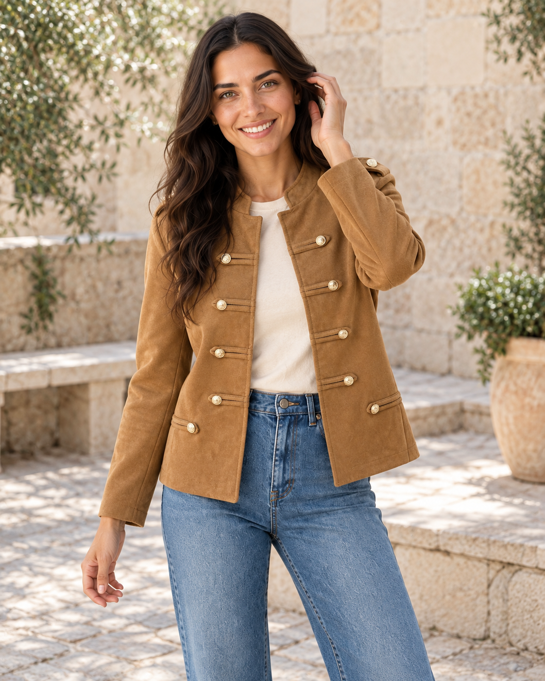 BLAZER ANTELINA-CAMEL