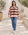 SUDADERA AZARO CAP-ROSA