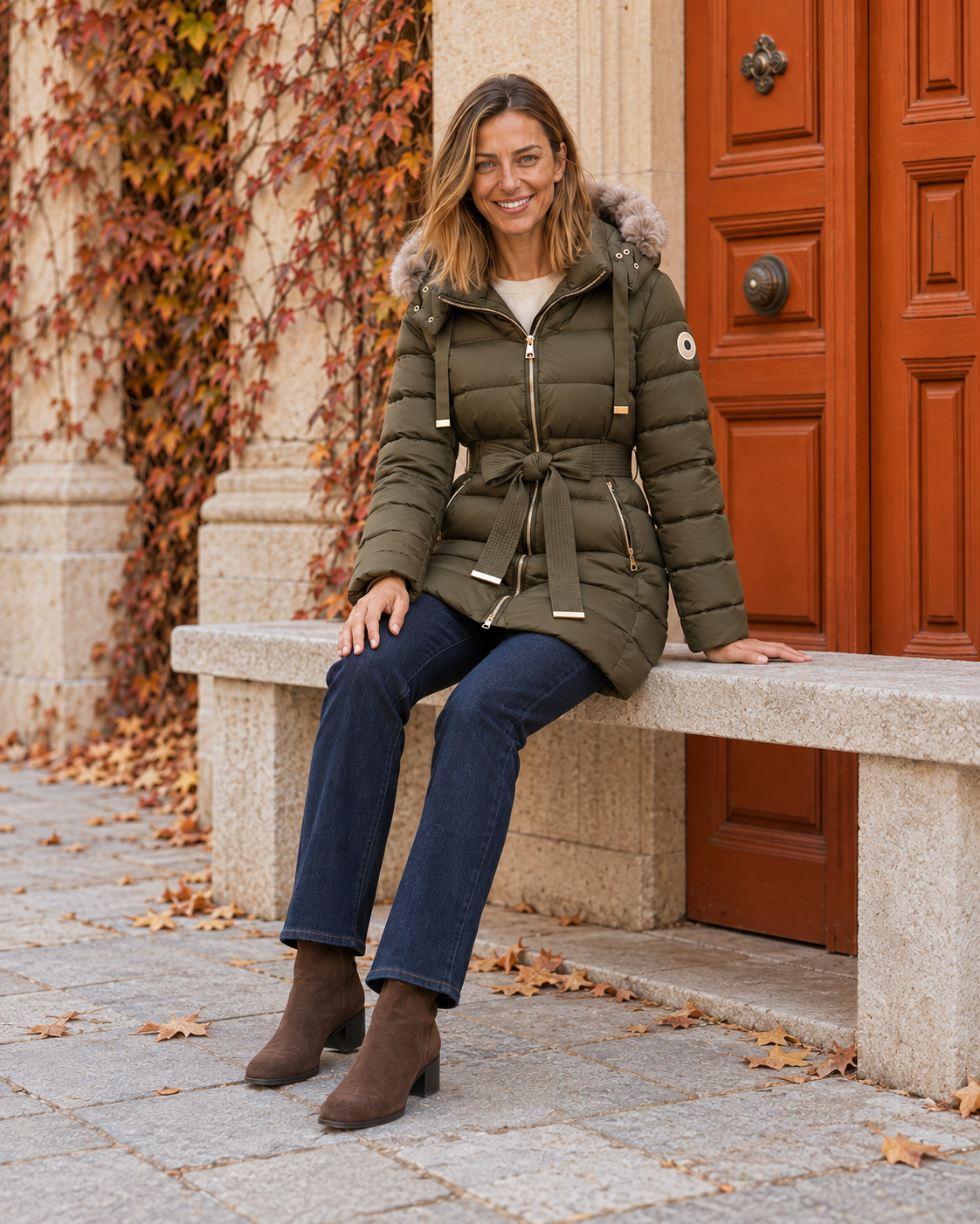 CAZADORA PEL-KHAKI