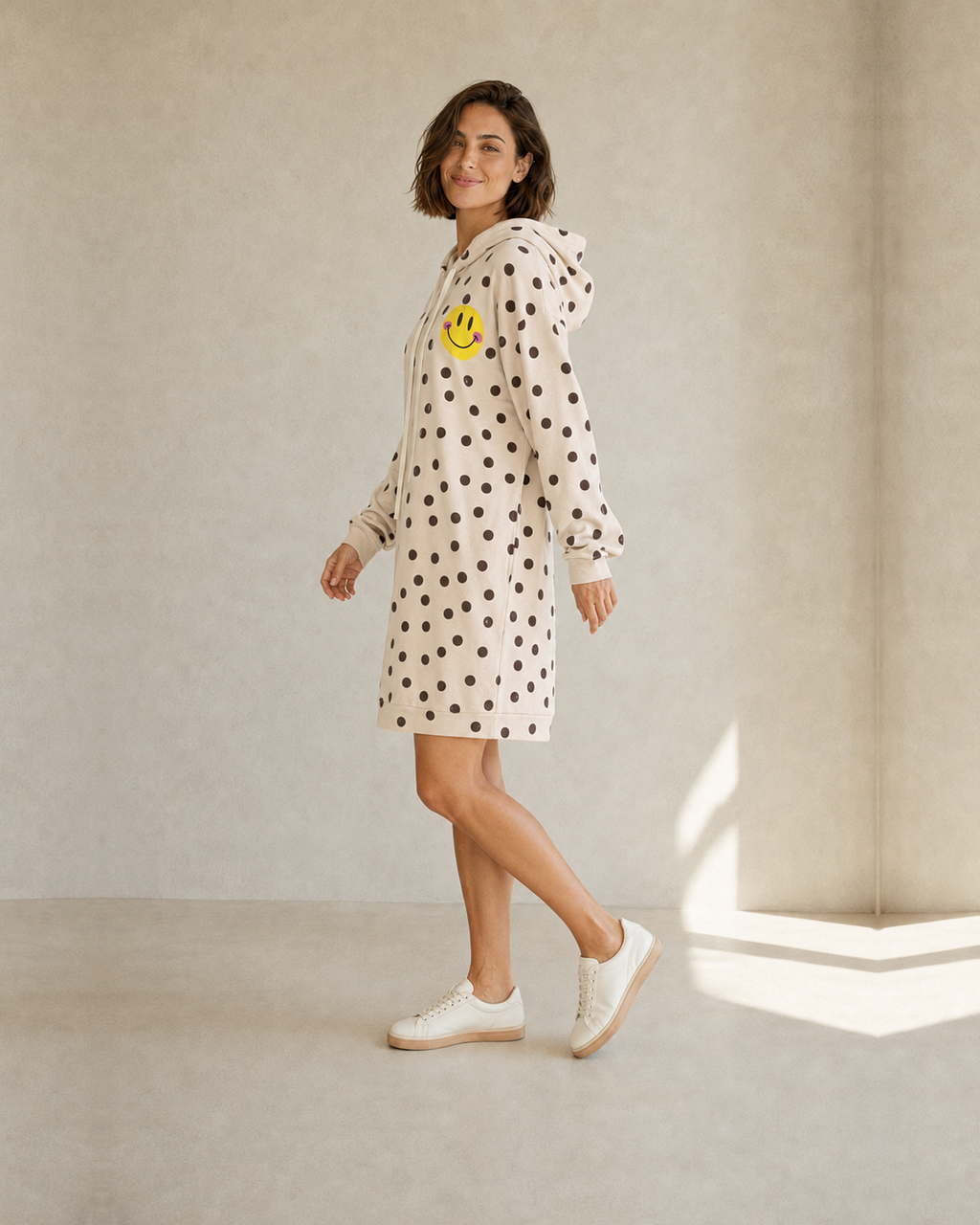 VESTIDO SMILEY-BEIGE