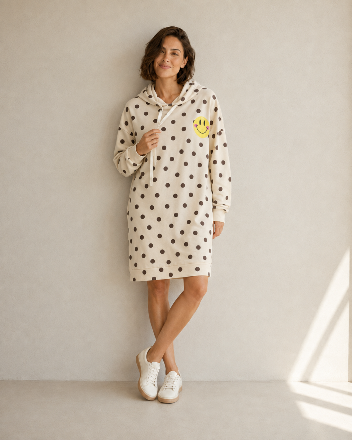 VESTIDO SMILEY-BEIGE