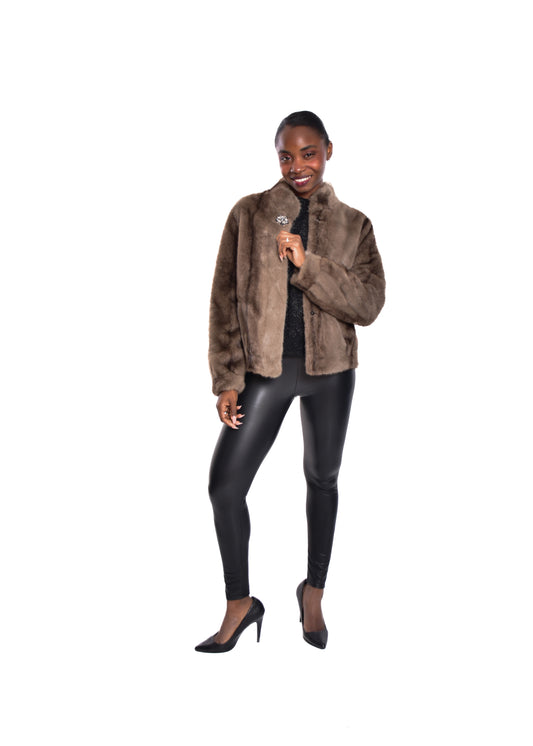 ABRIGO DE PELO CORTO-TOPO