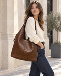 BOLSO POLIPIEL ASA-CHOCOLATE