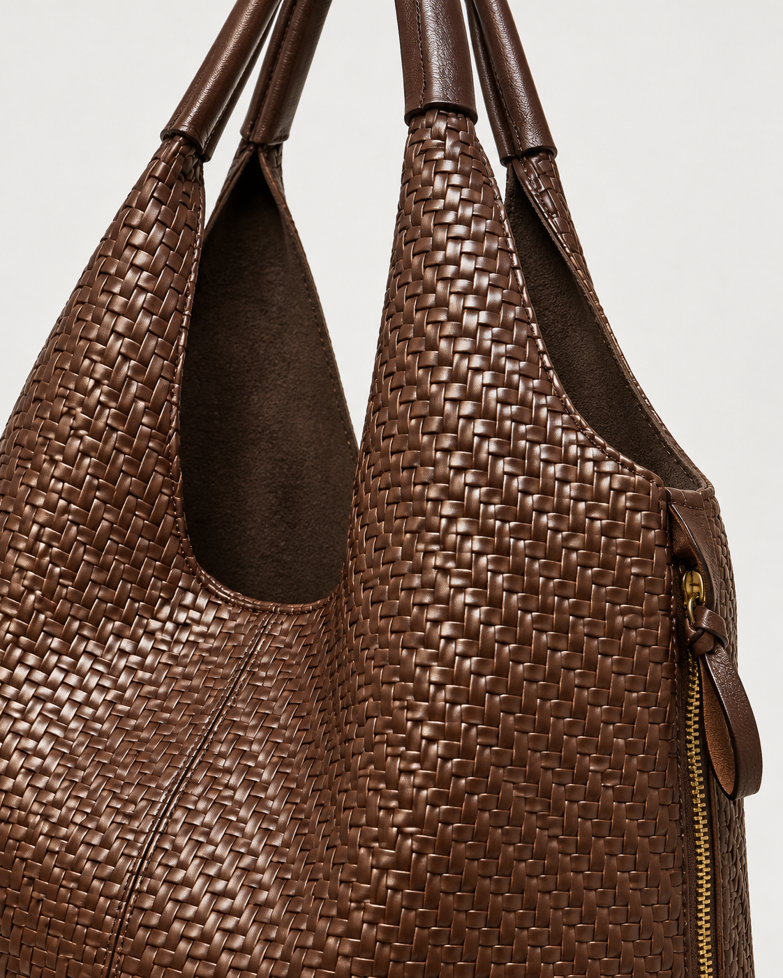BOLSO POLIPIEL ASA-CHOCOLATE