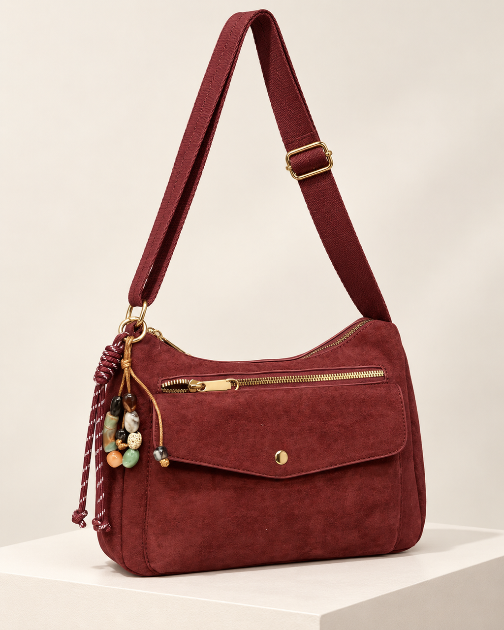 BOLSO BANDOLERA-GRANATE