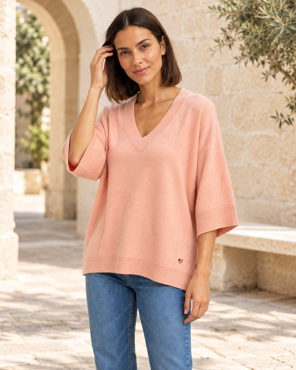 JERSEY BASIC PICO-ROSA