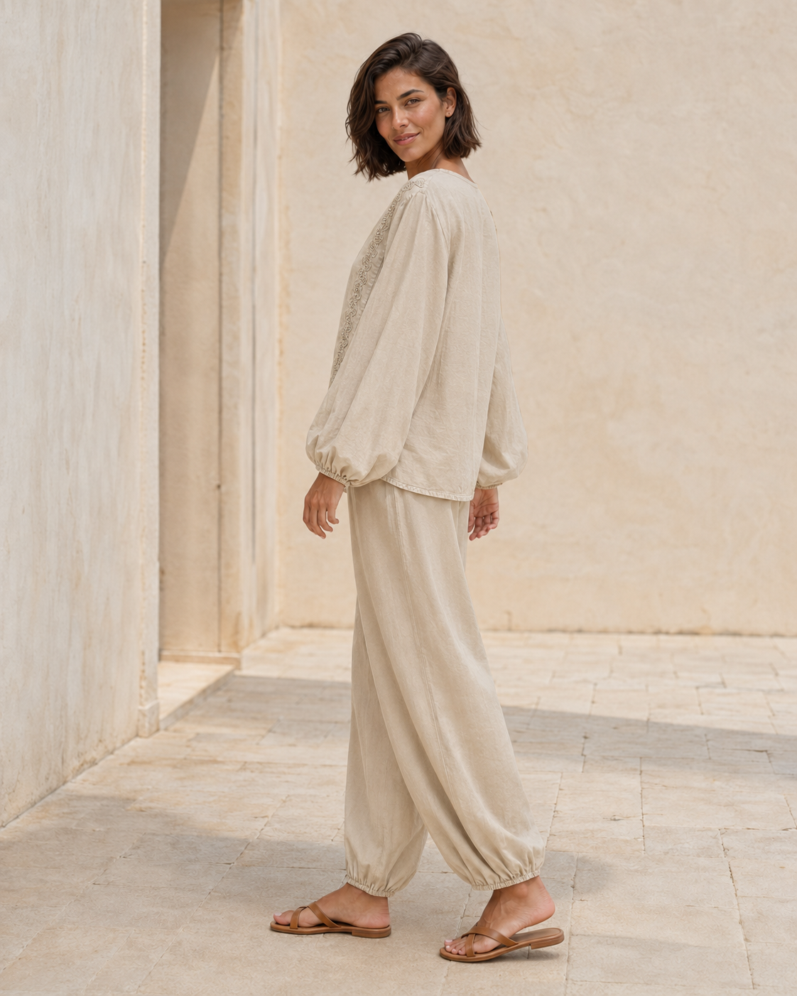 BLUSA TEN-BEIGE