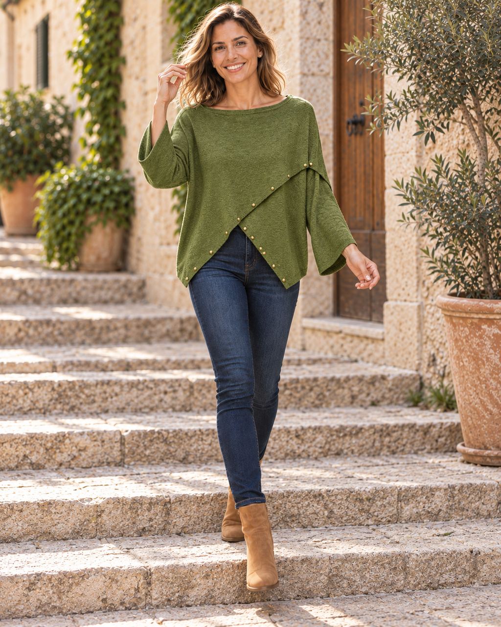 JERSEY TACHUELAS-KHAKI
