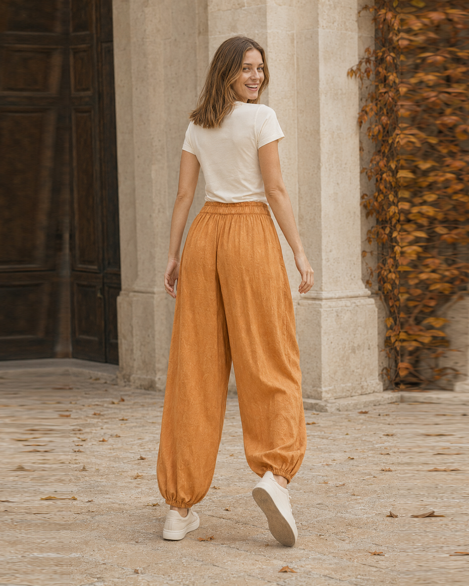 PANTALÓN JAPO-NARANJA