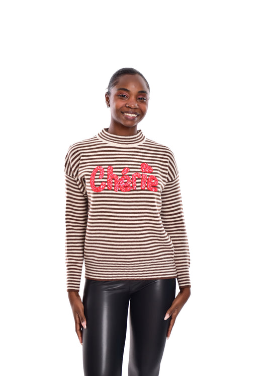 JERSEY CHERIE-MARRÓN